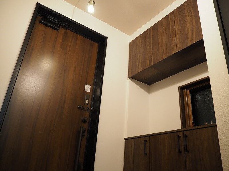 Web内覧会 玄関編 北向き3帖の狭いエントランスに詰め込んだ工夫 家づくり Diyブログ