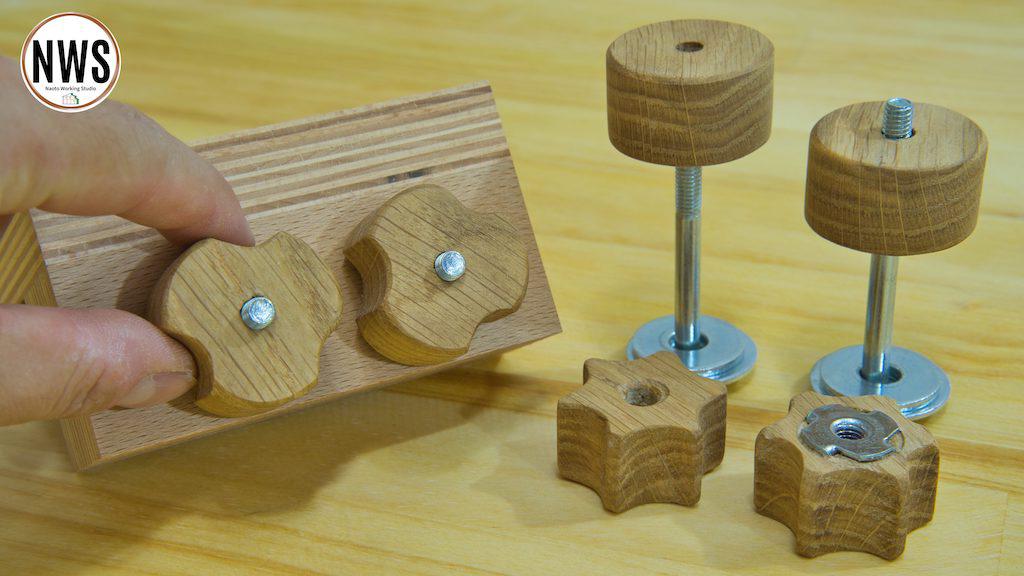 木製ノブナットの作り方